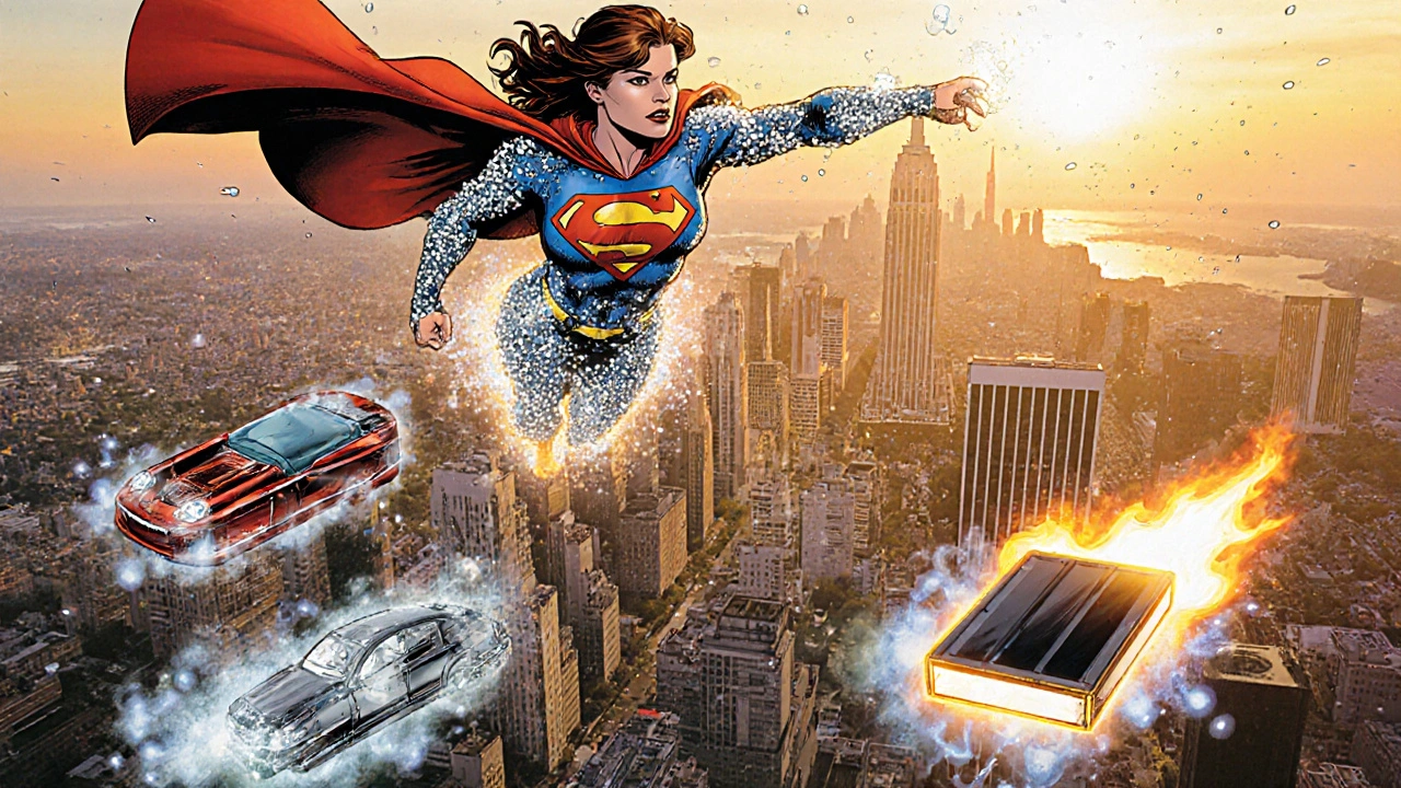 Superhero protects cables, car interiors, and electronics with flame retardant.